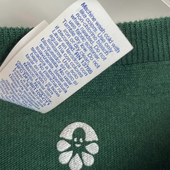 JERZEES M "Let the Adventures Begin" LS Graphic T-Shirt Snow Cap Mountains Green - Picture 5 of 6